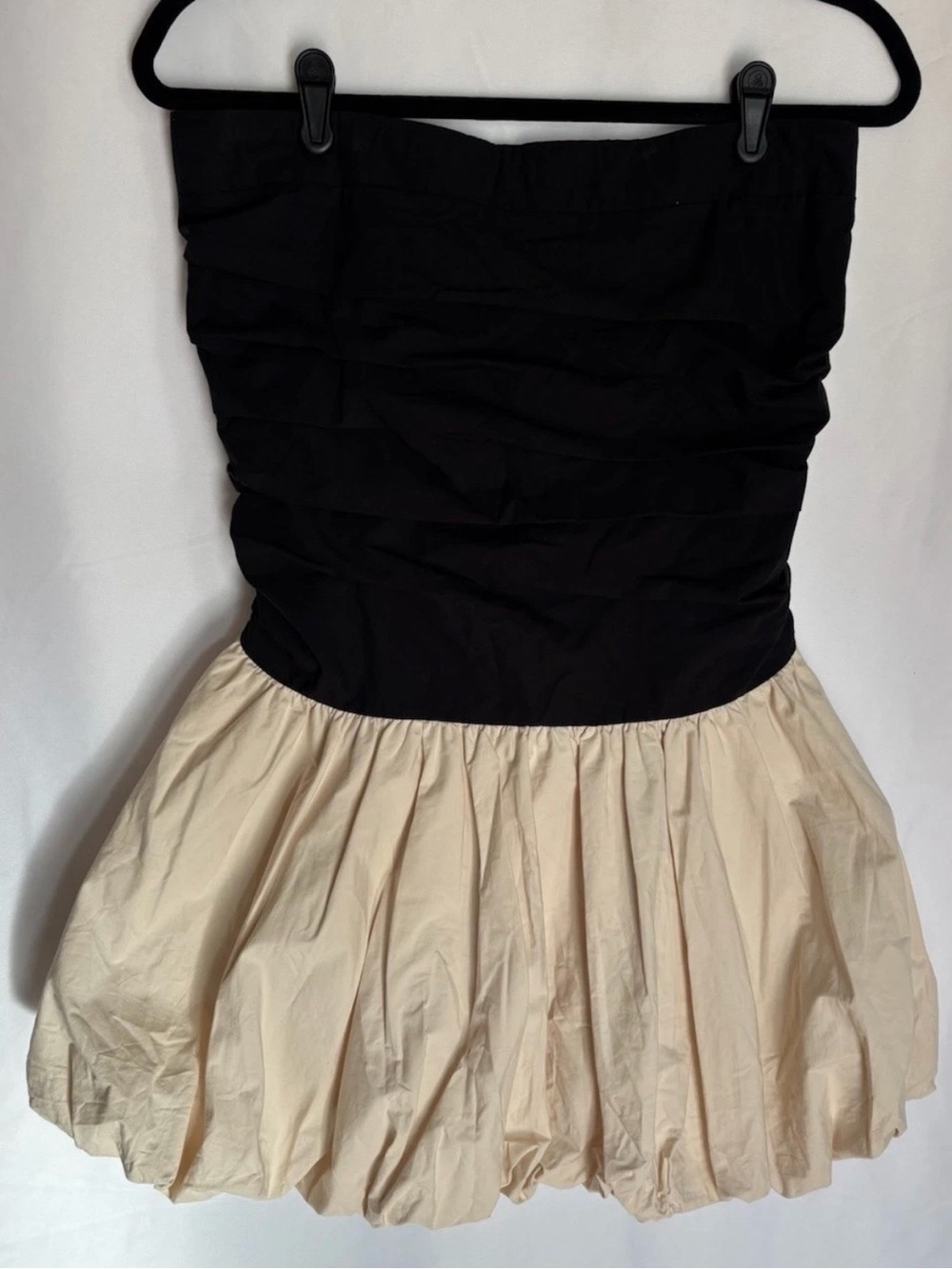 Sofie The Label Bubble Mini Party Cocktail Dress Black White Junior Size Large